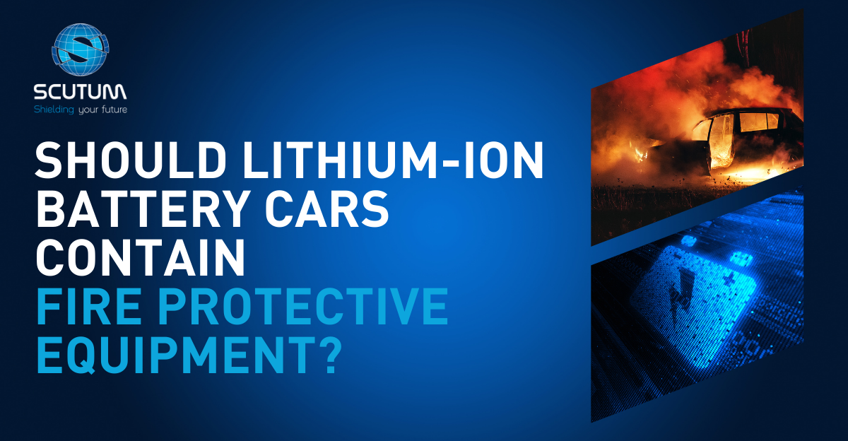 Lithium ion car fire